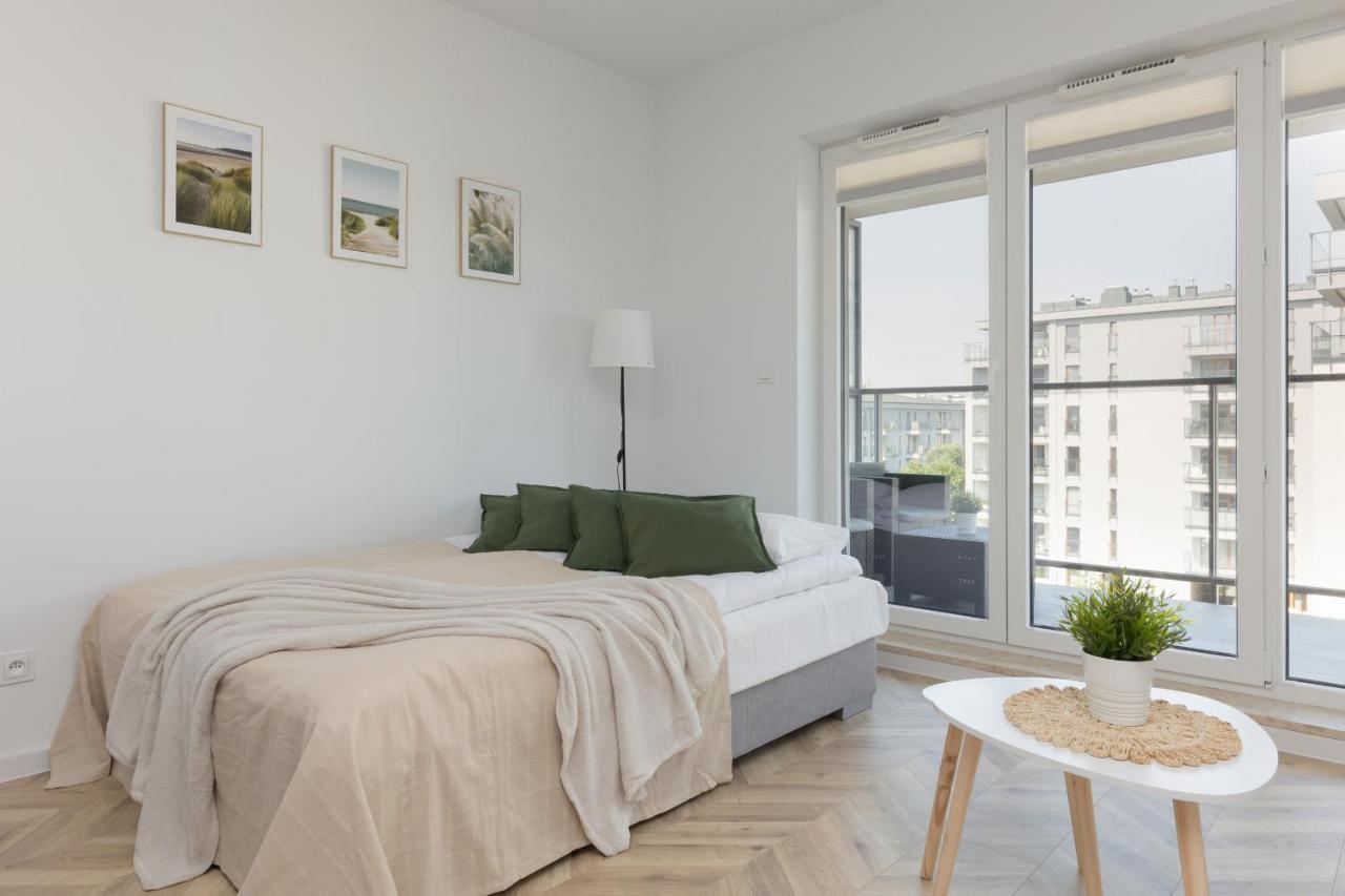 Ursus Sunny Studio For 4 Guests With Parking & Balcony By Noclegi Renters Varšava Exteriér fotografie